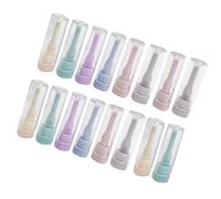 DOITOOL Outil Ergonomique pour Retrait Sécurisé des Lentilles de Contact Rigides 16 Pièces en Silicone avec Ventouse, Poignée Courte et Design Compact, pour Usage à Couleur Aléatoire