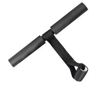 DOITOOL Outil pour Redressements Assis en Acier Noir Mousse Pvc, Accessoire de Musculation pour Perdre du Ventre, pour Entraînement Quotidien à Domicile