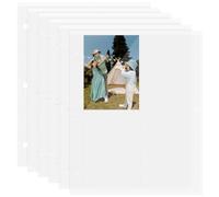 DOITOOL Pages de Classeur pour Cartes à Collectionner A5, 40 Pochettes Transparentes 4 Grilles, Protection Épaisse pour Cartes Kpop et Trading, Feuilles D’album Compactes pour