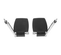 DOITOOL Paire de Repose-jambes Pliables en Métal et Abs pour Fauteuil Roulant, Accessoires Faciles à Transporter, pour Utilisateurs Troubles Moteurs