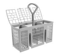 DOITOOL Panier à Ustensiles pour Lave-vaisselle Porte-couverts Égouttoir de Rangement Support pour Couverts Panier Évacuation pour Lave-vaisselle