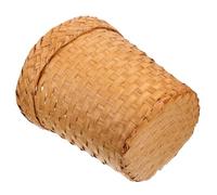 DOITOOL Panier de rangement de cuisine en papier tressé 13 L, poubelle domestique multifonction, corbeille à papier de bureau facile à déplacer, pour chambre d’enfant, Couleur Aléatoire