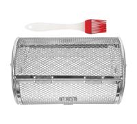 DOITOOL Panier Grillade Barbecue Acier Inoxydable avec Rotative pour Four Accessoire Cuisine Polyvalent pour Rôtir Frites Noix et Légumes Couleur Aléatoire Couleur Aléatoire