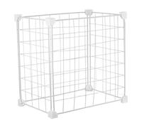DOITOOL Panier métallique pour congélateur coffre - Étagère suspendue en métal pour réfrigérateur - Bacs de rangement pour aliments pour congélateur profond 32 x 32 x 21,5 cm