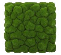 DOITOOL Panneau de Mousse Artificielle Vert à Flocage Haute Simulation Résistant la Déformation pour Décoration Murale et Fond Paysager Intérieur