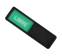 DOITOOL Panneau D'occupation pour Bureau et Hôtel en Acrylique et Abs, Facile à Nettoyer, Communication Claire, Signe Élégant pour Porte Coulissante de Salle de Réunion