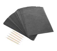 DOITOOL Papier Carbone Noir A4 pour Création Parent-garçon et Filles pour Dessin et Transfert, 105 Feuilles, Papier Utile pour Traçage Verre et Toile et Gravure Bois
