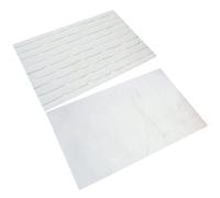 DOITOOL Papier de Fond en Papier Couché Imperméable Réutilisable Photo Effet Fausse Brique pour Photographie Flat Lay et Décor Alimentaire