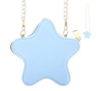 DOITOOL Paquet à Bandoulière Étoile Mignon pour Femmes, Chaîne Alliage PVC | Port Main Dégagé, Modes Convertibles, pour Fête, Shopping, Portefeuille et Cartes de Visite Style Aléatoire