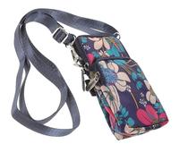 DOITOOL Paquet Bandoulière Femme en Tissu Oxford Bleu Grosse Capacité et Sangle Détachable, Pochette Mode pour Shopping et Voyage