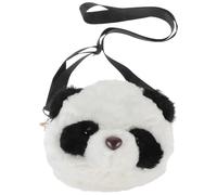 DOITOOL Paquet Bandoulière Panda en Peluche Portable Bavure pour Filles, Paquet à Main Compact et Mignon Adapté Usage Quotidien