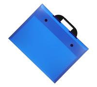 DOITOOL Paquet De Classement Portable A3 Transparent Bleu, Portefeuille Multifonction En Plastique Léger, Pour Artistes Et Étudiants, Rangement Œuvres D'art, Transport Sécurisé, Usage Bureau Et Voyage