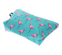 DOITOOL Paquet de Rangement Cosmétique Léger et Pratique en Polyester Motif Flamant Rose Grosse Capacité pour Filles pour Activités en Plein Air et Camping