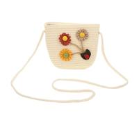 DOITOOL Paquet Léger et Garçon Filles Paille Bandoulière en Design Floral 3d Sécurisé D'été Aventures École