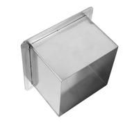 DOITOOL Passe-Câble Acier Inoxydable 304 Œillet Carré Amovible, Goulotte à Déchets Encastrée Cuisine Commerciale et Bureau