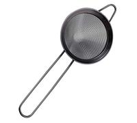 DOITOOL Passoire à Glace Triangulaire Noire en Acier Inoxydable Antirouille, Filtre à Cocktails Pratique et Résistant pour Bar, Égouttoir à Résidus, Accessoire la Cuisine Polyvalent