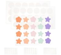DOITOOL Patch pour Boutons Acné Hydrocolloïde Léger et Invisible, Gommettes Colorées D'étoile pour Usage Quotidien et Lissage Peau