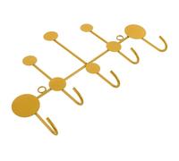 DOITOOL Patère Murale Métallique Simple et Solide Crochet Multifonction pour Manteaux Chapeaux et Clés Rangement Pratique pour Entrée et Chambre Suspension Fer Noir