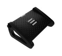 DOITOOL Pédales De Pied De Massage Tampon Tabouret De Pied Tabouret De Portable Bureau Petit Repose-Pieds Réglable Ergonomique Tabouret Repose-Pieds sous-Repose-Pieds Plastique Noir