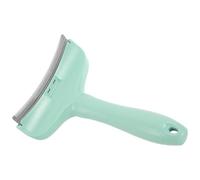 DOITOOL Peigne Démêlant pour Chiens et Chats Vert Grosse Taille Brosse Anti-Poils en Métal Outil de Toilettage pour Élimination des Poils Morts Râteau de Démêlage Sûr et Confortable