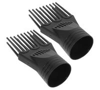 DOITOOL Peignes De Sèche-Cheveux, 2 Pièces Sèche-Cheveux Peigne Diffuseur Accessoire Sèche-Cheveux Buse De Sèche-Cheveux Accessoires Pour Cheveux Peigne Peigne Noir De Coiffure Peignes