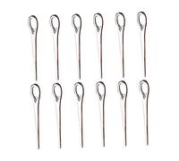 DOITOOL Pendentif Aiguille Breloque DIY 40Pcs Argenté Accessoires pour Colliers et Bracelets Créatif pour Bricolage Matériaux en Alliage pour Présents et Projets Artisanaux