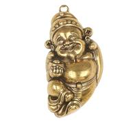 DOITOOL Pendentif de Bijou Chinois en Laiton Doré Style Chinois Breloque Accrocheuse pour Création de Bijoux DIY Pendant la Saison des Fêtes