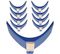 DOITOOL Perchoir à Perroquet en Bois et PP, Lot de 10 Pièces, Support Stable pour Pigeons Voyageurs, Accessoire pour Cage et Espace de Repos Intérieur