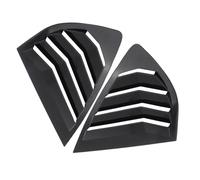 DOITOOL Persiennes Latérales Arrière Abs Noir Brillant Compatible Mondeo Décoration Auto Résistante et Facile à Installer Style pour Fenêtre de Voiture