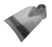 DOITOOL Petite Houe de Jardin Compacte en Acier Inoxydable, Robuste, pour | Outil Manuel Argenté, Creuser le Sol et Désherber au Jardin, Usage Extérieur