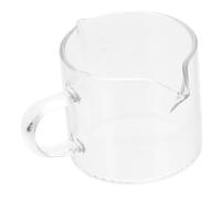 DOITOOL Pichet à Lait Transparent Double Bec Crémier Multi-usages pour Café Yaourt et Jus Accessoire de Maison Pratique et Cadeau