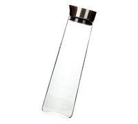 DOITOOL Pichet Verre Haute Borosilicate Cruche Eau Froide Anti-fuite avec Couvercle Inox Distributeur Boissons Transparent pour Jus Thé Lait et Vin à Domicile