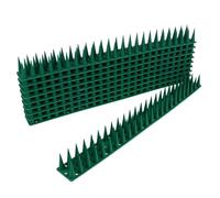 DOITOOL Pics Anti-Pigeons en Plastique pour Jardin Extérieur, Lot de 10 Sets de Sets, Couleur Verte, Protection Clôture Oiseaux, Installation Facile, Animaux Polyvalent