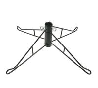 DOITOOL Pied de Sapin de Noël en Métal Pliable pour Grands Arbres | Base Lestée en Fer, Structure Portable et Robuste, Soutient les Sujets Lourds, Vert