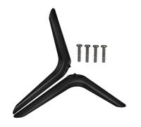 DOITOOL Pied de Support TV Réglable à Double Trou pour Téléviseurs sur Table Base Stable Plastique Remplacement Polyvalent pour Maison et Bureau