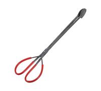 DOITOOL Pince à Cheminée en Fer Robuste de 54cm Poignée Isolante pour Protection la Chaleur, Outils Solide pour Bois et Charbon, pour Feu de Camp et Cheminées