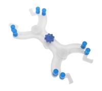 DOITOOL Pince de Laboratoire Solide et Fiable en Plastique Blanc Réglable pour Supports de Titrage pour Expériences en Laboratoire de Chimie