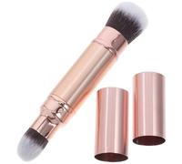 DOITOOL Pinceau de Maquillage pour Corriger Imperfections Rétractable Double Embout en Plastique Fibres Artificielles Voyage