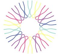 DOITOOL Pinces à Canette de Couture 50 Unités en Plastique Multicolore pour Organiser Fils et Accessoires Machine à Coudre Couleur Aléatoire