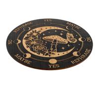 DOITOOL Planche de Divination Spirituelle Décoration Unique en Quartz Transparent en Bois pour Pendule Outil Polyvalent pour Tables et Étagères pour Amateurs de Tarot