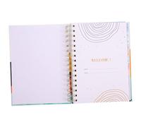 DOITOOL Planificateur Portable avec Pages de Séparation Organiseur de Notes Journalier pour Étudiants Bureaux et Carnet de et Prises de Notes