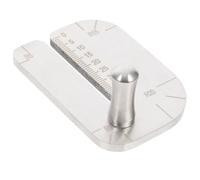 DOITOOL Plaque Aide Couture Cuir Acier Inoxydable Outil Multifonction pour Poinçonnage et Piquage Perforatrice pour Artisanat DIY Accessoire pour Travaux Manuels Cuir