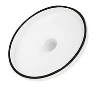 DOITOOL Plaque D’Aspiration de Piscine Circulaire en Plastique Blanc Solide | Remplacement Facile, Résistance à L’eau, pour Entretien du Bassin, Fonds et Parois, Usage Enterré