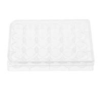 DOITOOL Plaque de Culture Cellulaire 2pcs 24 Trous en Polystyrène Résultats Expérimentaux Précis et Design Multifonctionnel pour Laboratoire