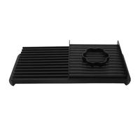 DOITOOL Plaque de roulement d'appâts en plastique noir, portable et légère, pour la pêche en extérieur, outil de fabrication de leurres à faire soi-même, 12 mm