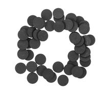 DOITOOL Plaque d'électrode en graphite 50 pièces - Bloc d'électrode circulaire en graphite haute pureté - 5,5 pouces pour laboratoire électrochimique et four, épaisseur 2 mm