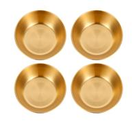 DOITOOL Plat De Service En Acier Inoxydable 4 Pièces 3.15X3.15X1.10 Pouces Bols Ronds Pour Sauce Apéritif Et Condiments Cuisine Maison Restaurant