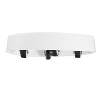 DOITOOL Plateau à Plantes Mobile avec roulettes Pivotantes Support Soucoupe de 245 CM en Plastique Résistant Déplaceur Pratique pour Pots de Fleurs Intérieur et Extérieur Plateau