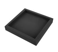 DOITOOL Plateau de Soucoupe Rectangulaire pour Plantes Bac à Fleurs et Résistant Plateau de Drainage pour Jardinière et Rempotage Anti-Fuite pour Intérieur et Extérieur Noir
