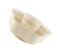 DOITOOL Plateau Égouttoir Rotatif Multi Légumes et Fruits Panier de Service Réutilisable pour Hot Pot Design et Gain de Place pour Cuisine Familiale et Restaurant